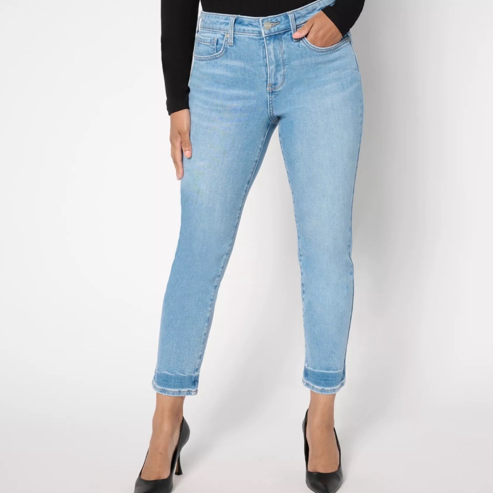 NYDJ Sheri Slim Cropped Jeans Size 10